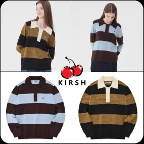 KIRSH  |[ KIRSH ] ★ UNI SMALL CHERRY POLO RUGBY KNIT