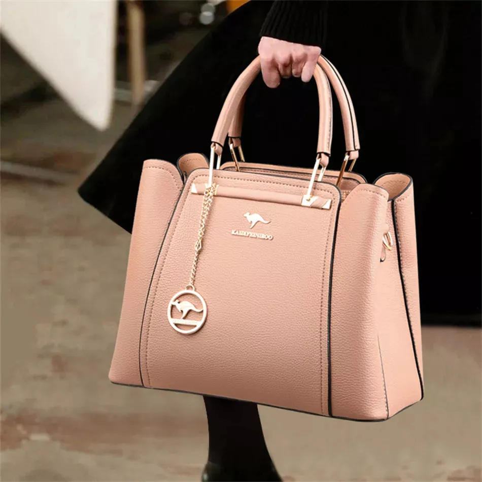 Ladies Large Capacity Shopping Messenger Tote