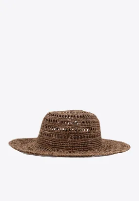 Lalao Embroidered Raffia Hat