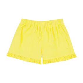 Lee Lee Ruffle Shorts Yellow Dot