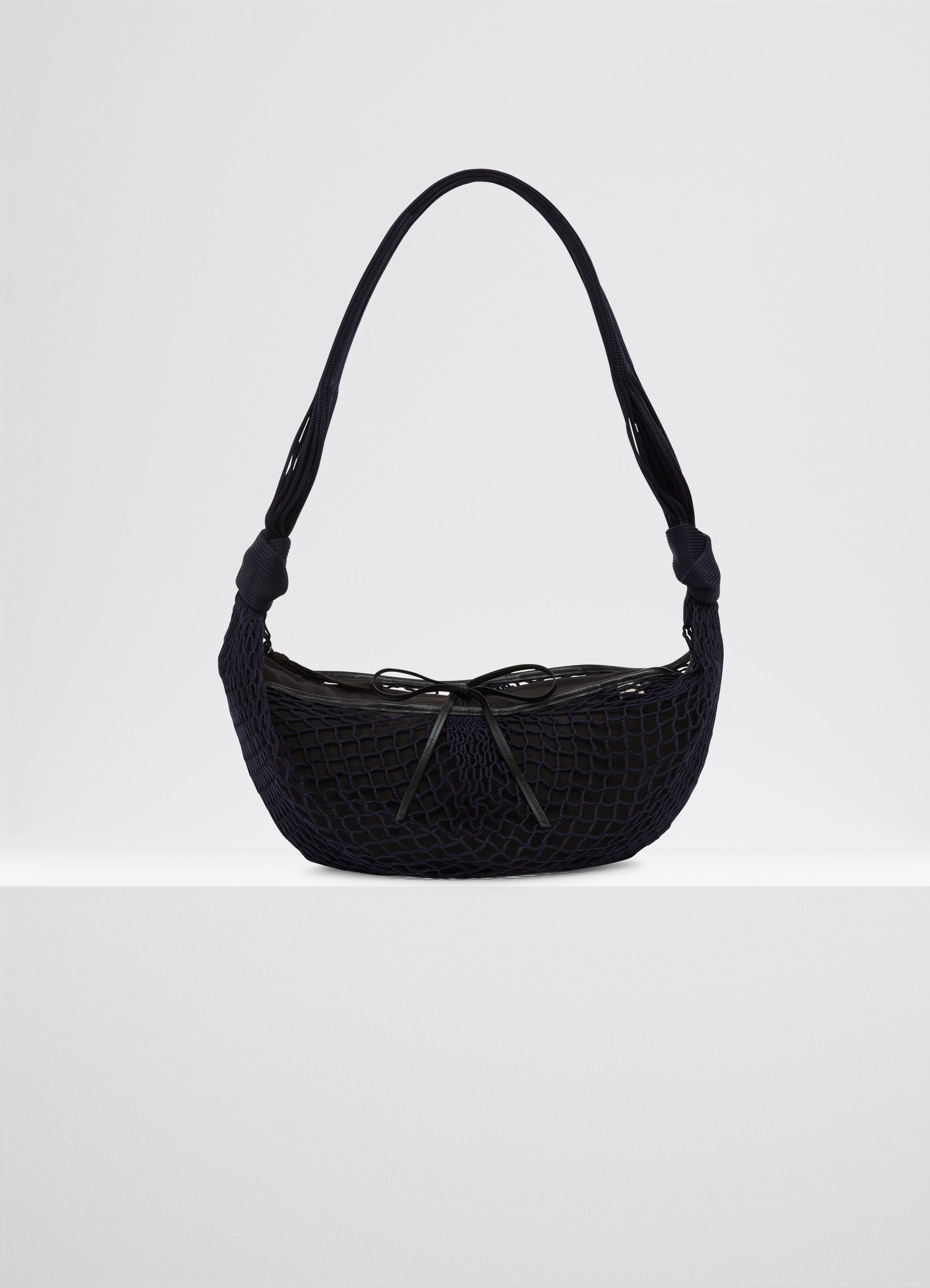 Lemaire Croissant Filt Bag (Midnight Violet)