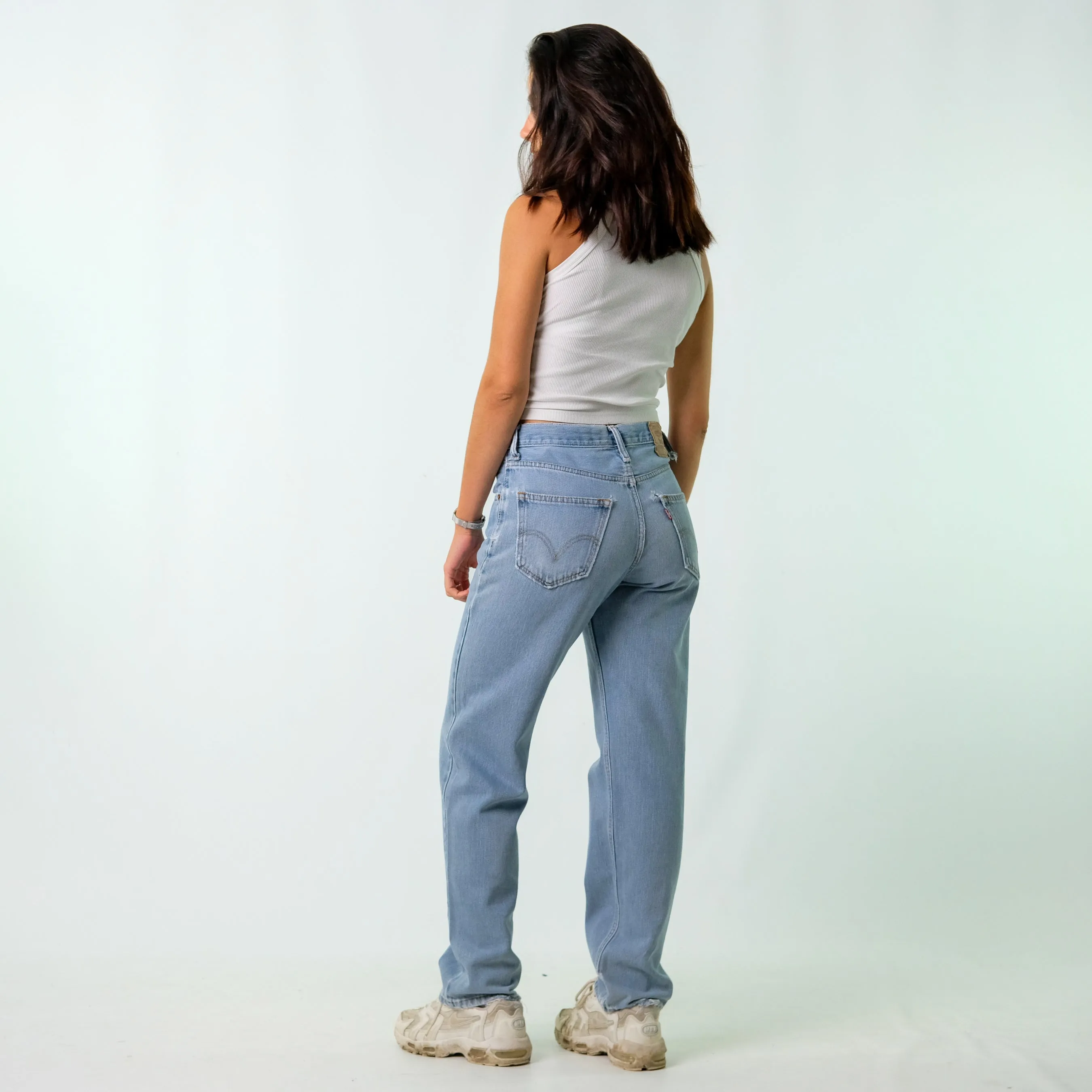 Light Blue y2ks Levi's Denim Jeans Baggy Pants (28x32)