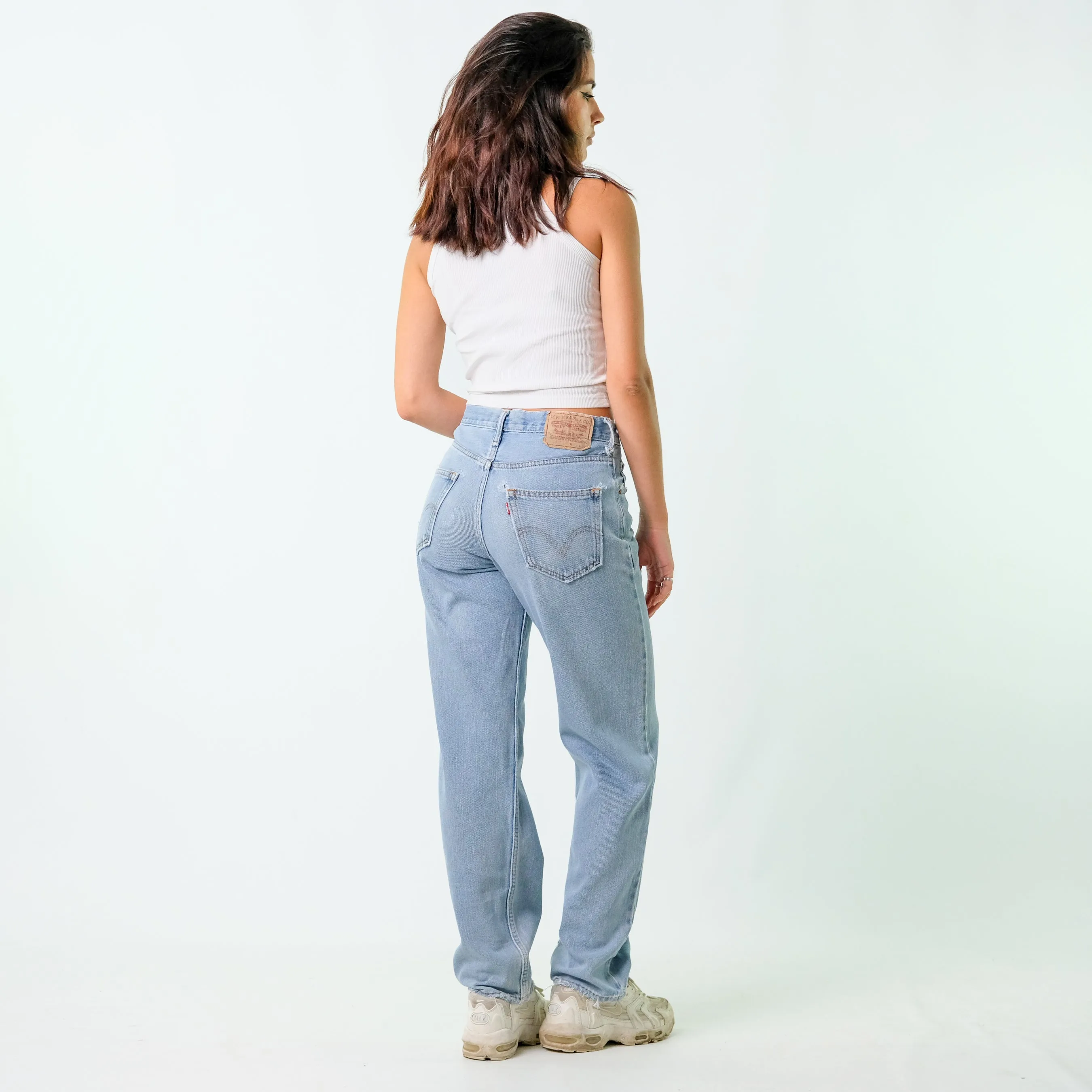 Light Blue y2ks Levi's Denim Jeans Baggy Pants (28x32)