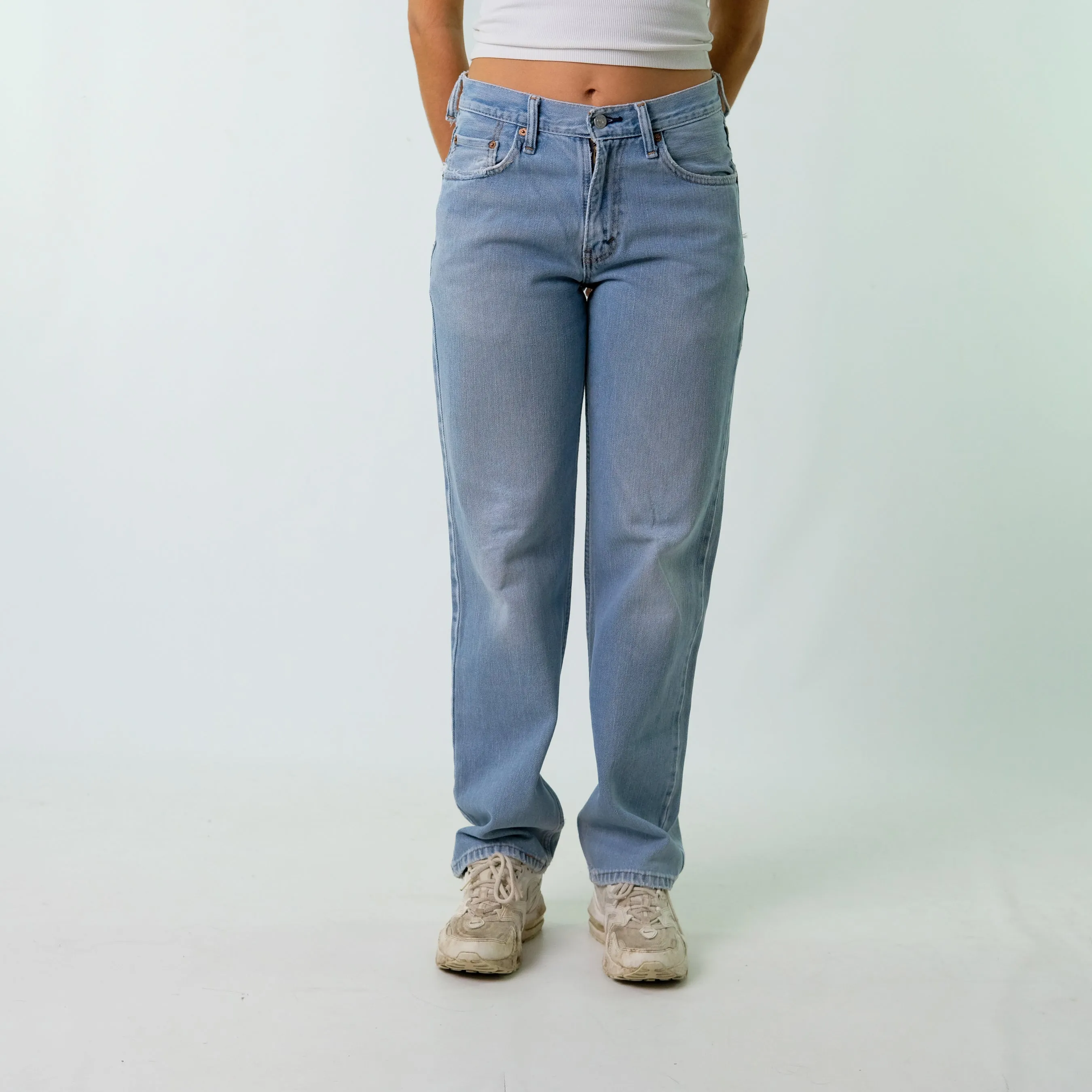 Light Blue y2ks Levi's Denim Jeans Baggy Pants (28x32)