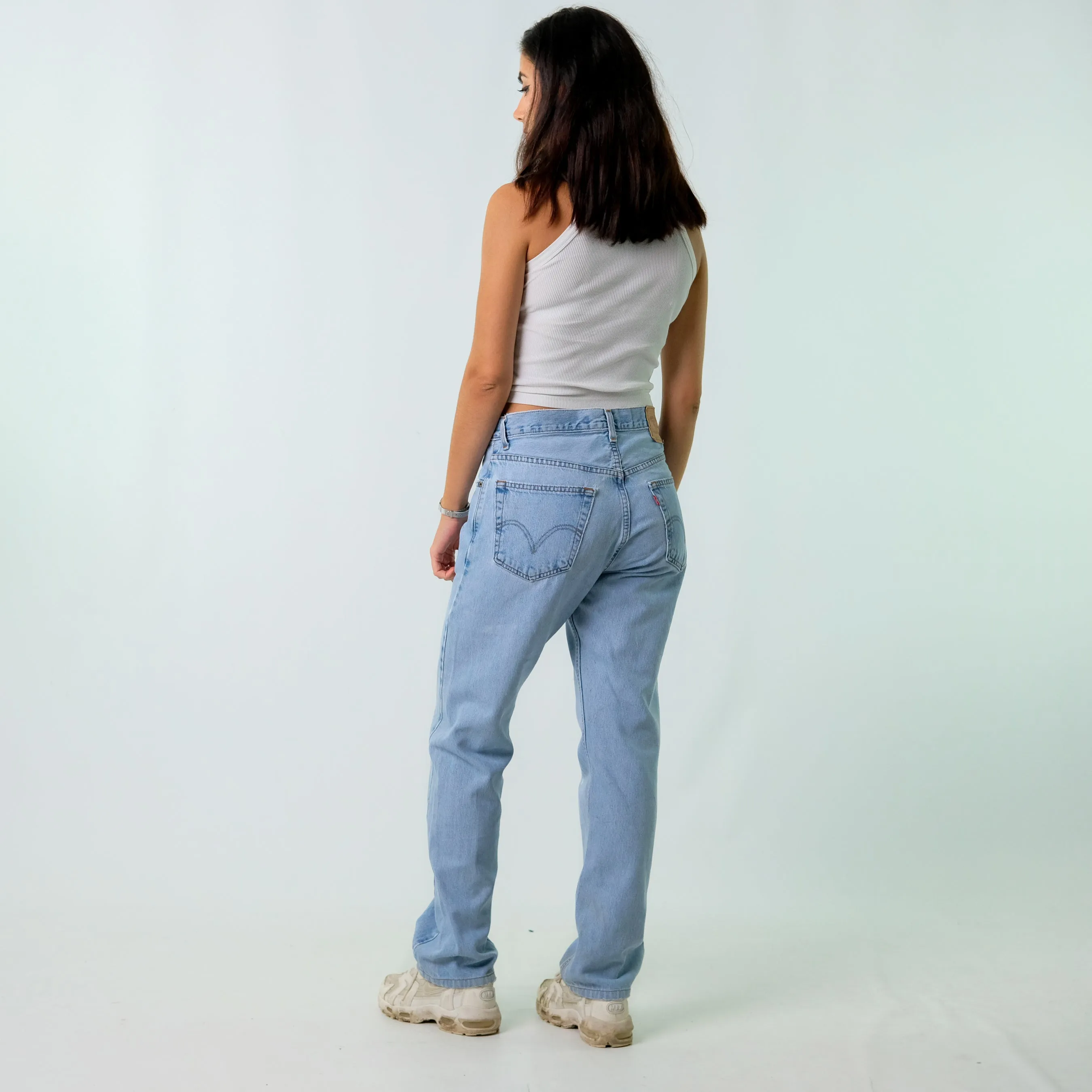 Light Blue y2ks Levi's Denim Jeans Baggy Pants (32x32)