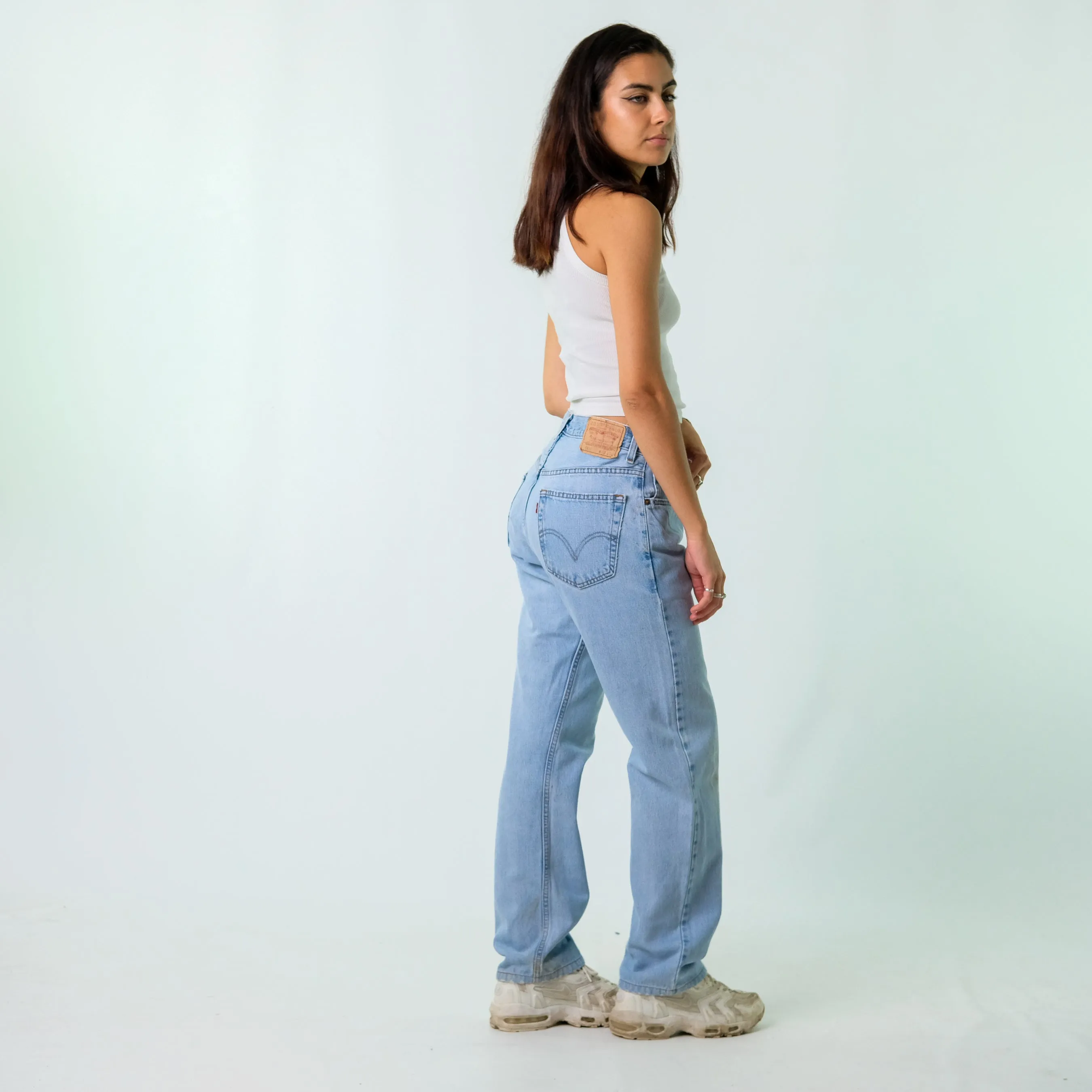 Light Blue y2ks Levi's Denim Jeans Baggy Pants (32x32)