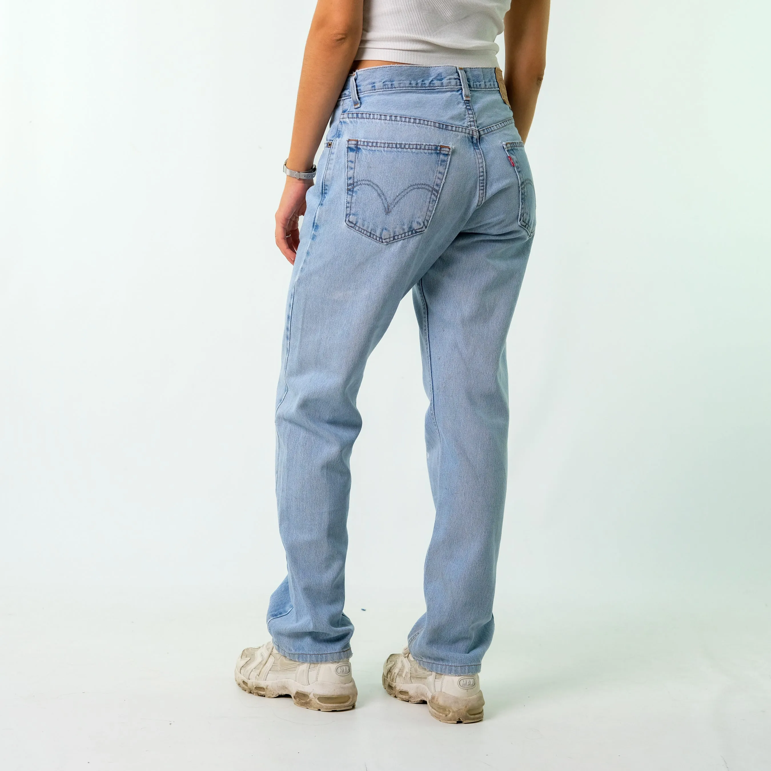 Light Blue y2ks Levi's Denim Jeans Baggy Pants (32x32)