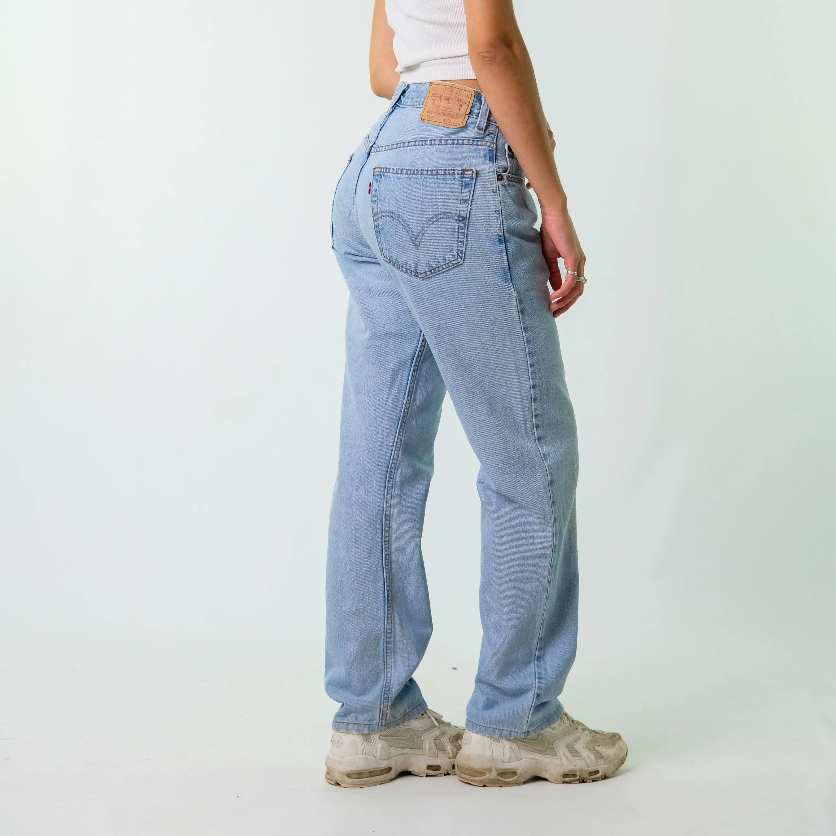 Light Blue y2ks Levi's Denim Jeans Baggy Pants (32x32)