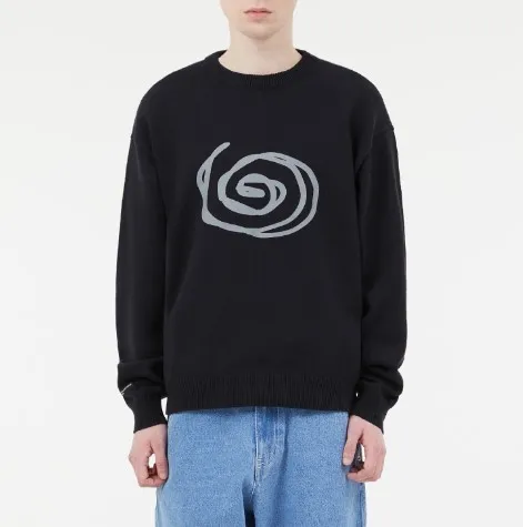 LMC  |Crew Neck Unisex Street Style U-Neck Long Sleeves Cotton