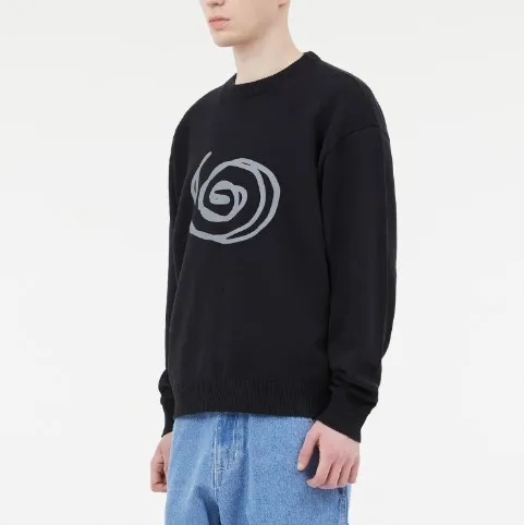 LMC  |Crew Neck Unisex Street Style U-Neck Long Sleeves Cotton