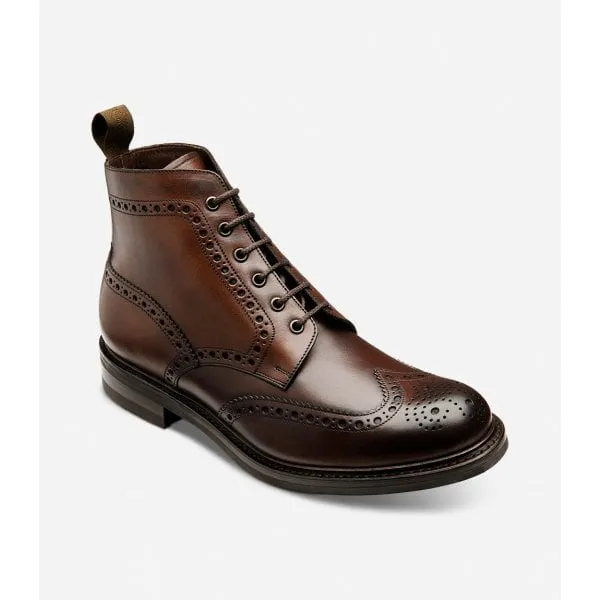 Loake Mens Bedale Boot in Dark Brown