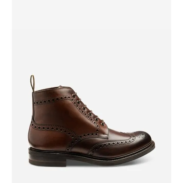 Loake Mens Bedale Boot in Dark Brown