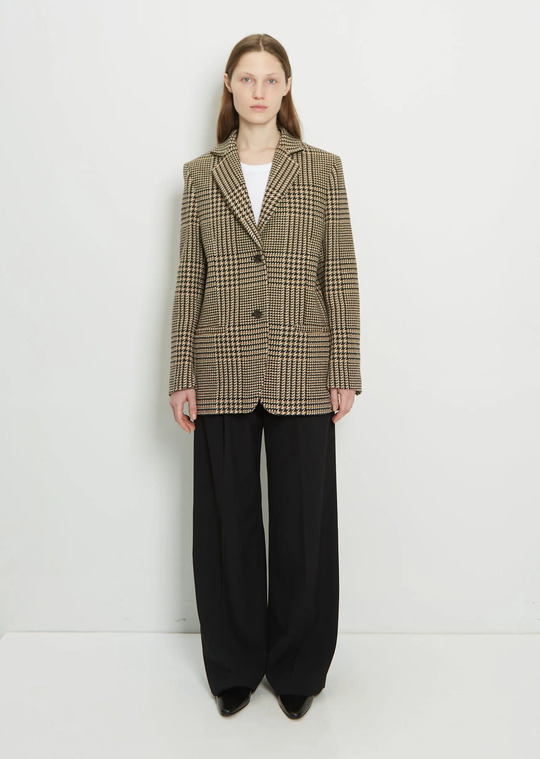 Longline Wool Blazer