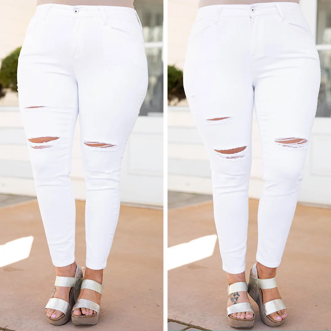 Los Angeles Love Jeans, White