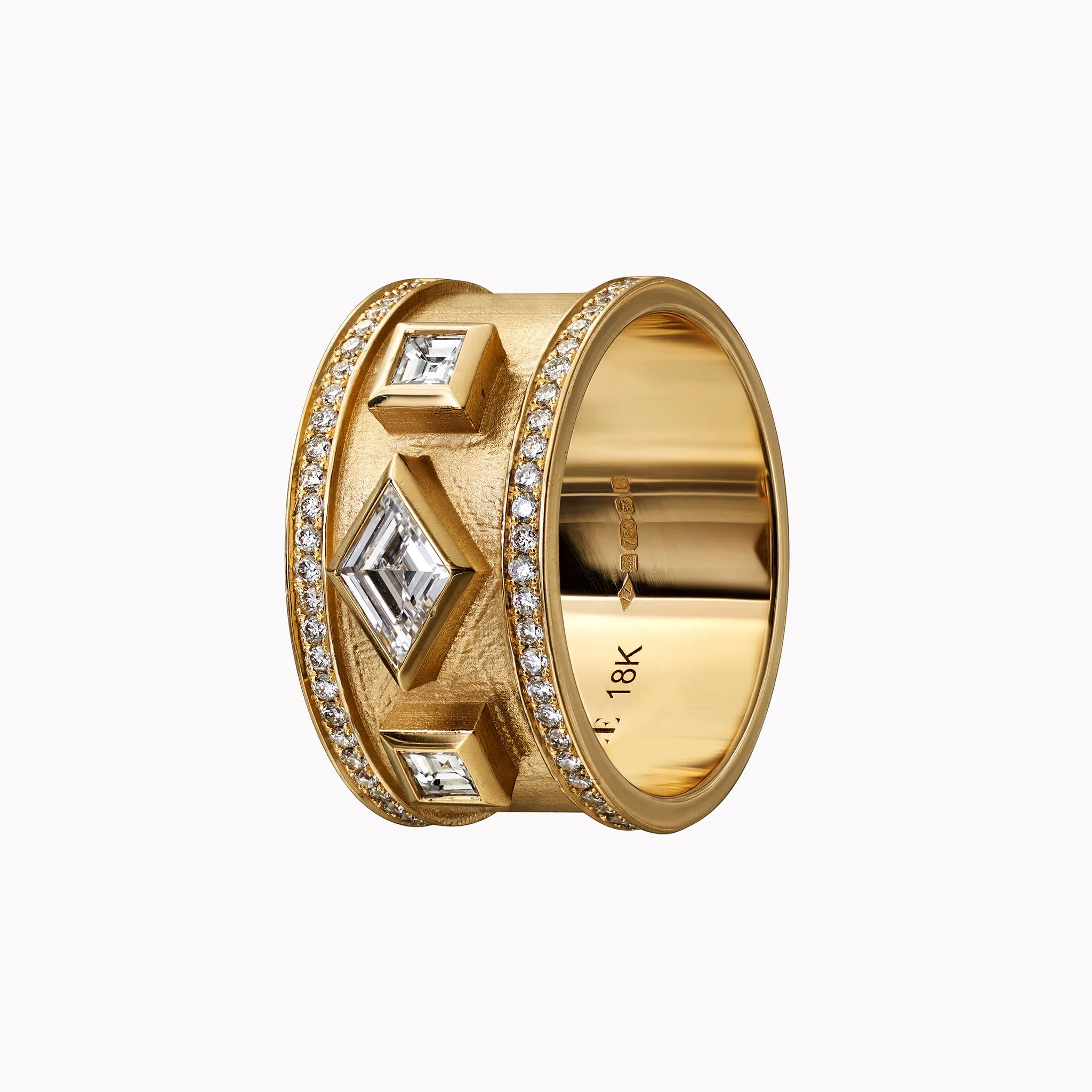 Lozenge Diamond Ring