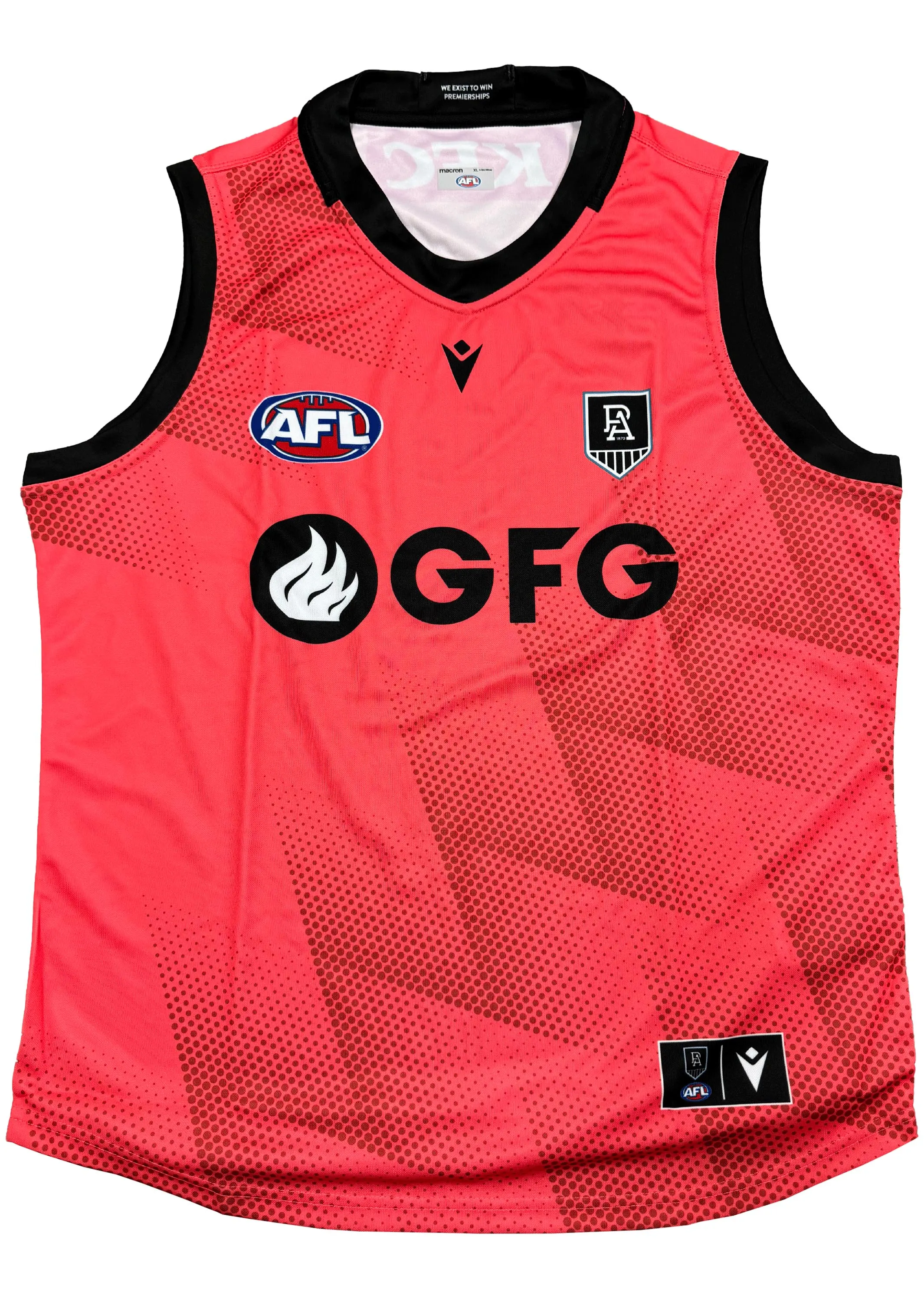 Macron Mens Port Adelaide Poly Training Guernsey  58542806