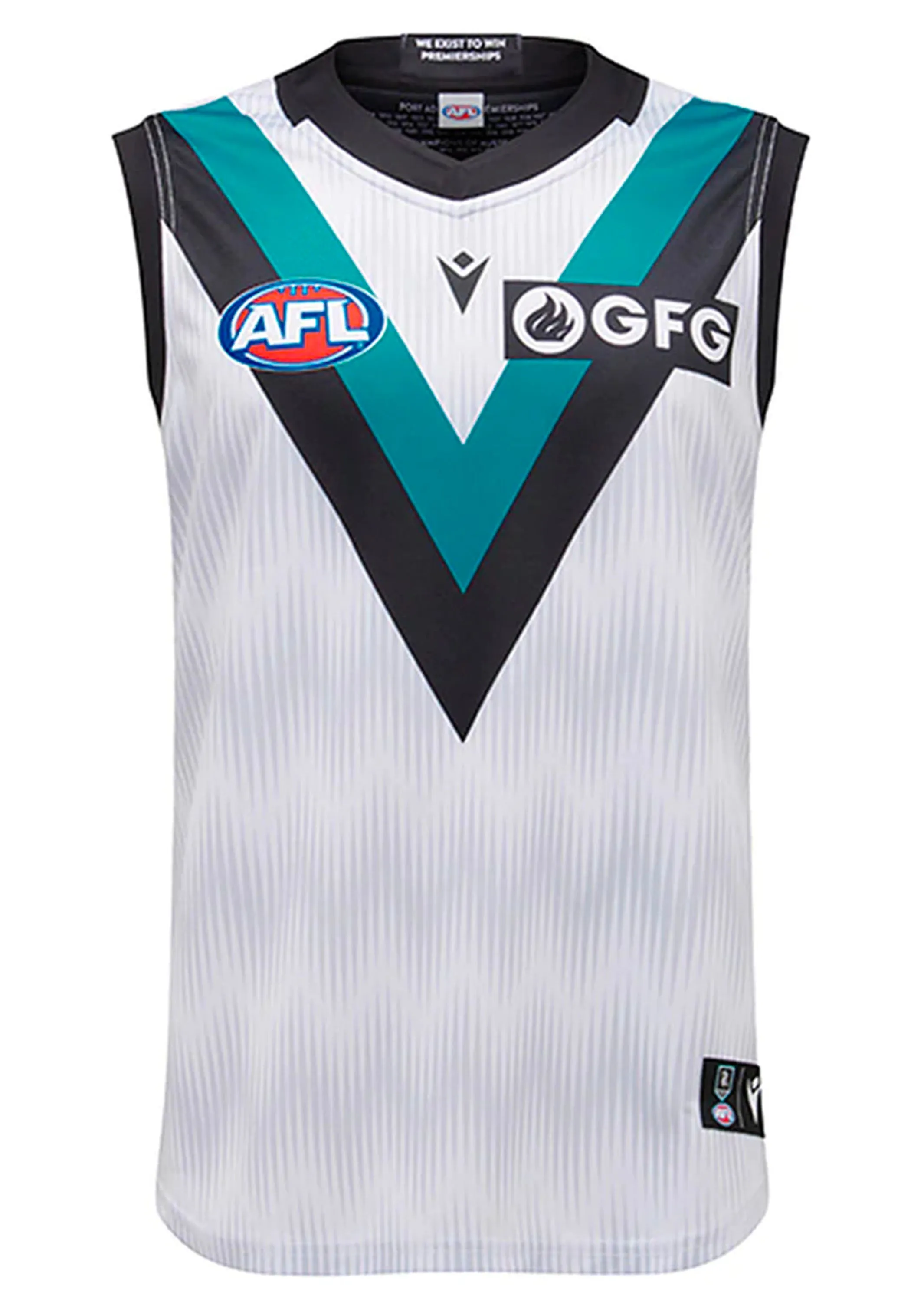 Macron Port Adelaide 2022 Authentic Men's Away Guernsey  58542668