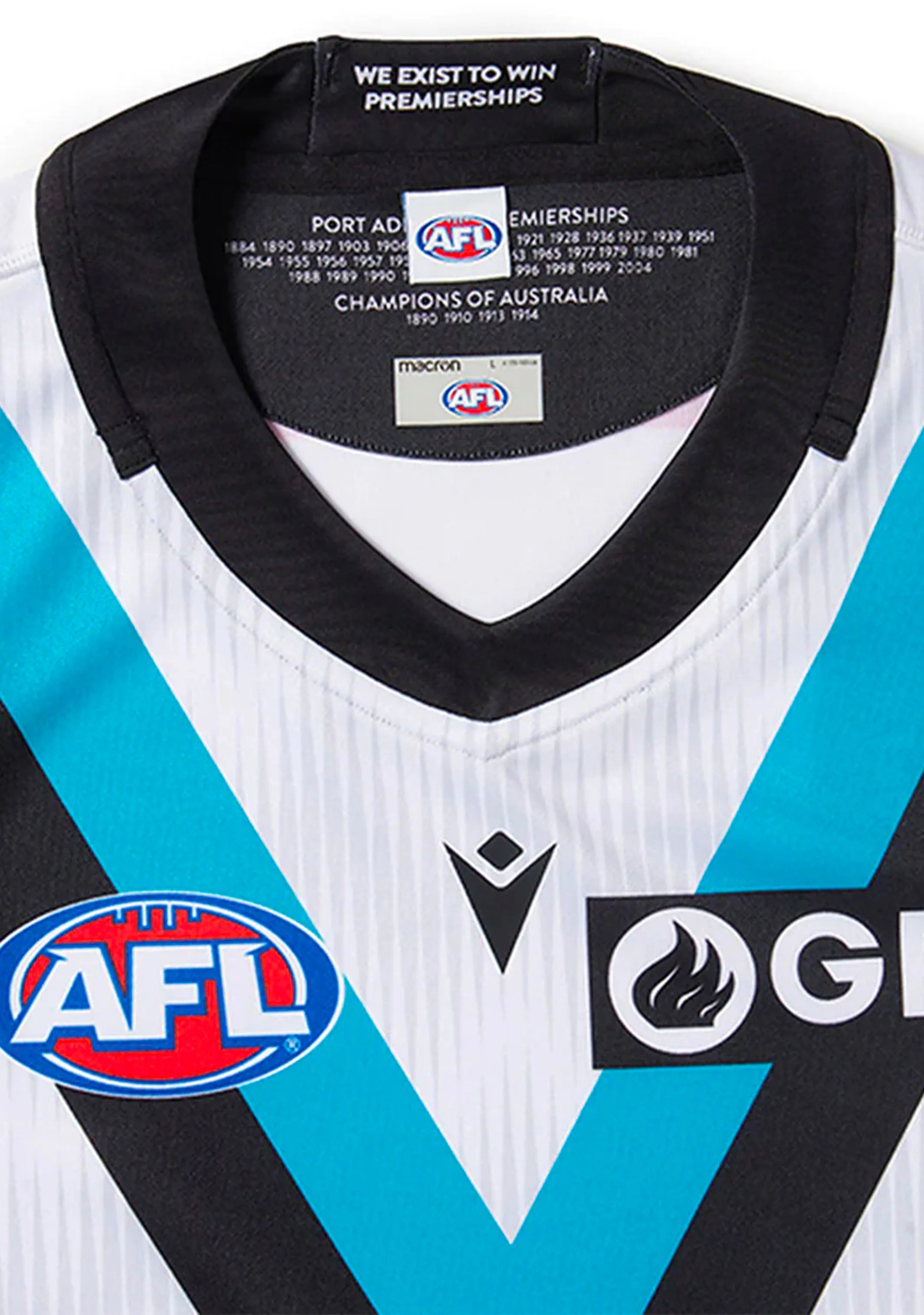 Macron Port Adelaide 2022 Authentic Men's Away Guernsey  58542668