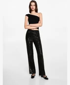 MANGO Sequined pants