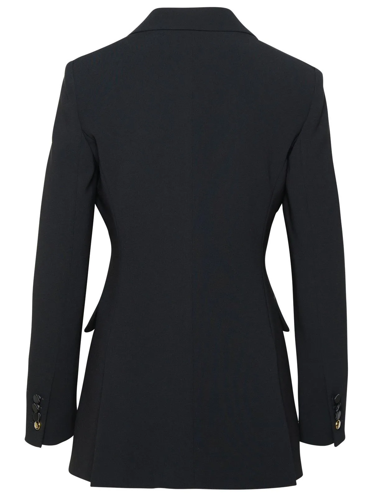 Max Mara    Max Mara 'Plinio' Black Acetate Blend Jacket