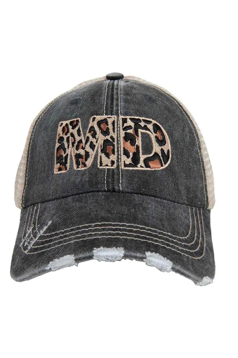 MD Maryland Leopard State Women's Trucker Hat