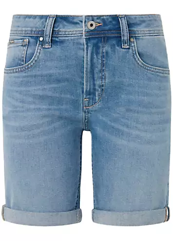 Mid Waist Denim Shorts by Pepe Jeans | Look Again