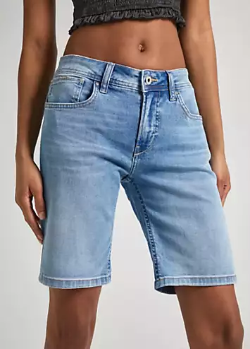 Mid Waist Denim Shorts by Pepe Jeans | Look Again