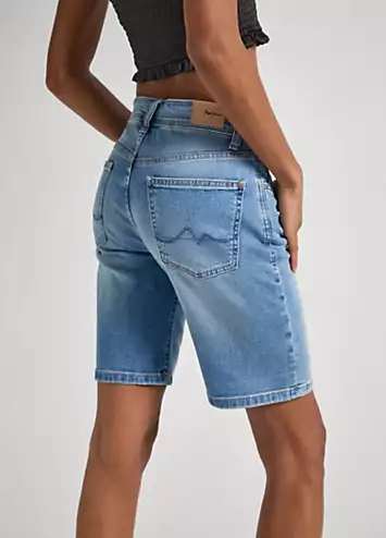 Mid Waist Denim Shorts by Pepe Jeans | Look Again