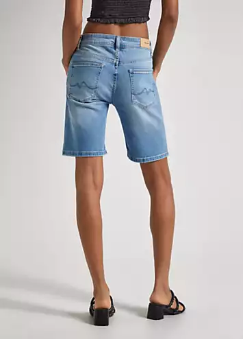 Mid Waist Denim Shorts by Pepe Jeans | Look Again