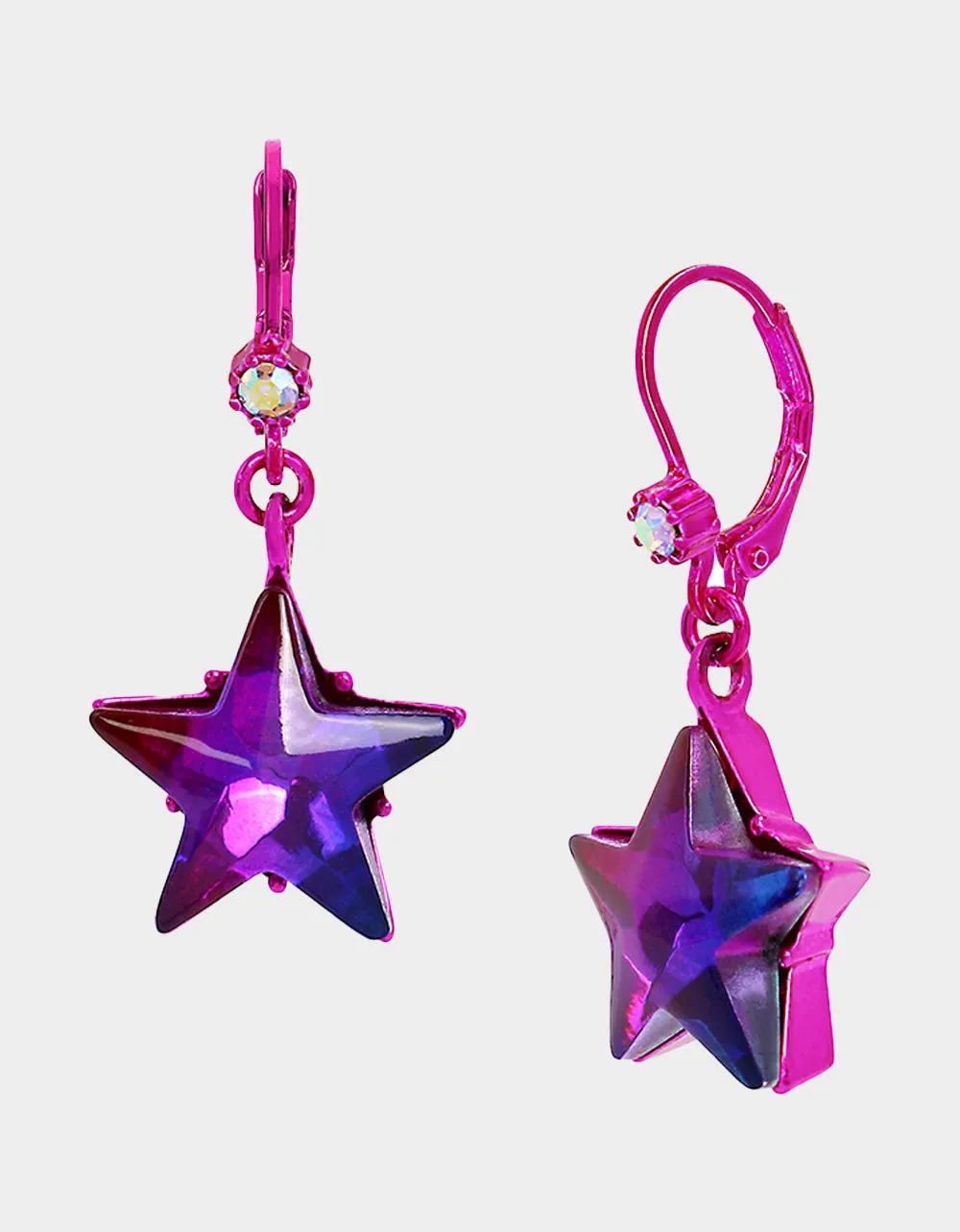 MISS USA STAR HOOK EARRINGS MULTI