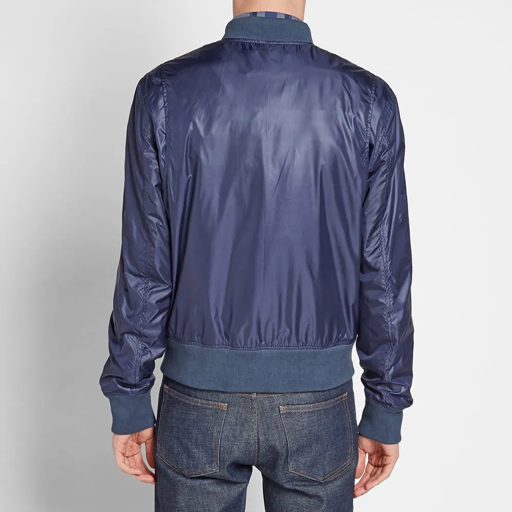 MKI 30G Nylon Bomber JacketNavy