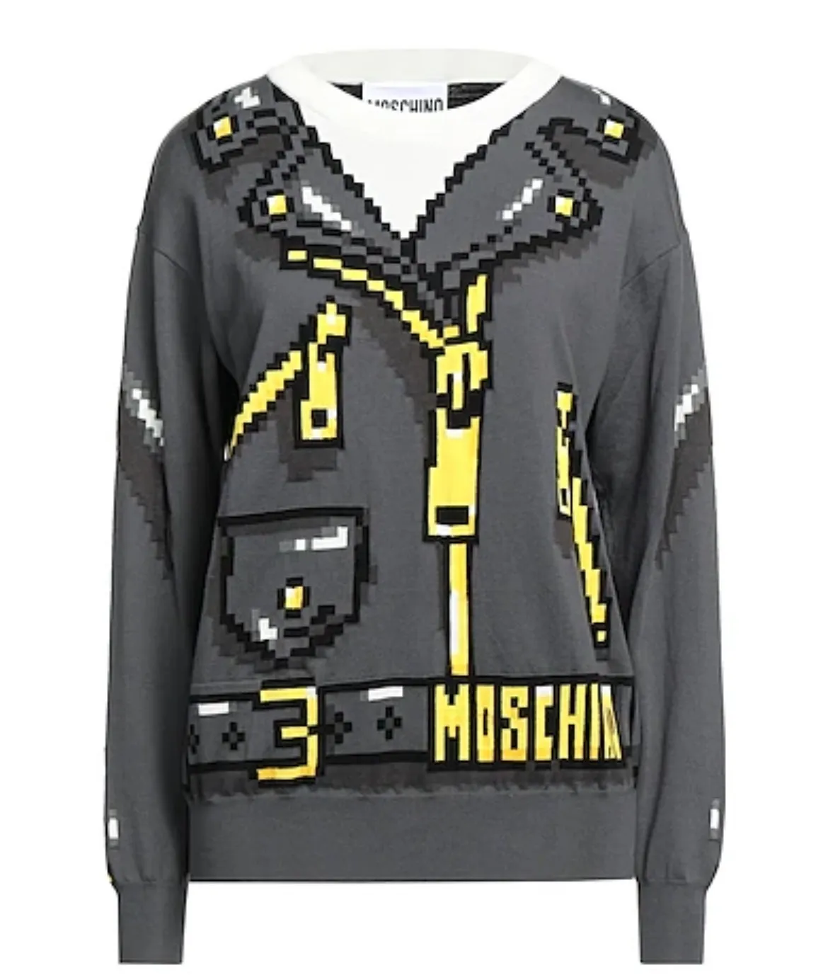 Moschino  |Crew Neck Casual Style Unisex Street Style U-Neck