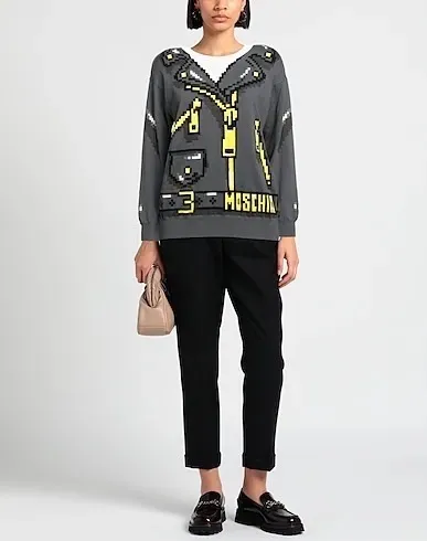 Moschino  |Crew Neck Casual Style Unisex Street Style U-Neck