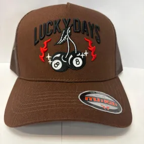 Muka Lucky Days Brown Trucker Hat