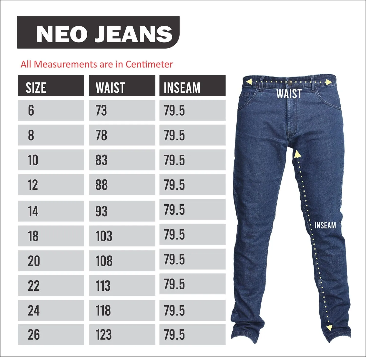 NEO WOMEN MOTORCYCLE JEANS – BLUE