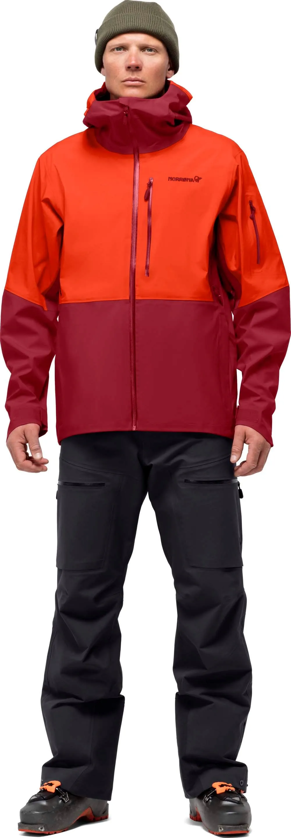 Norrøna Men's Lofoten GORE-TEX Jacket Arednalin/Rhubarb | Buy Norrøna Men's Lofoten GORE-TEX Jacket Arednalin/Rhubarb 