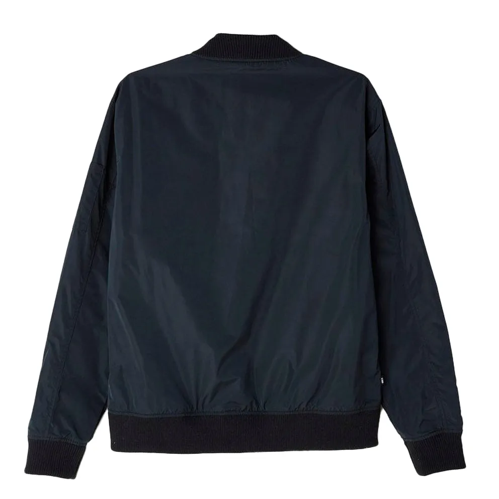 OBEY EIGHTBALL BOMBER JACKET // BLACK