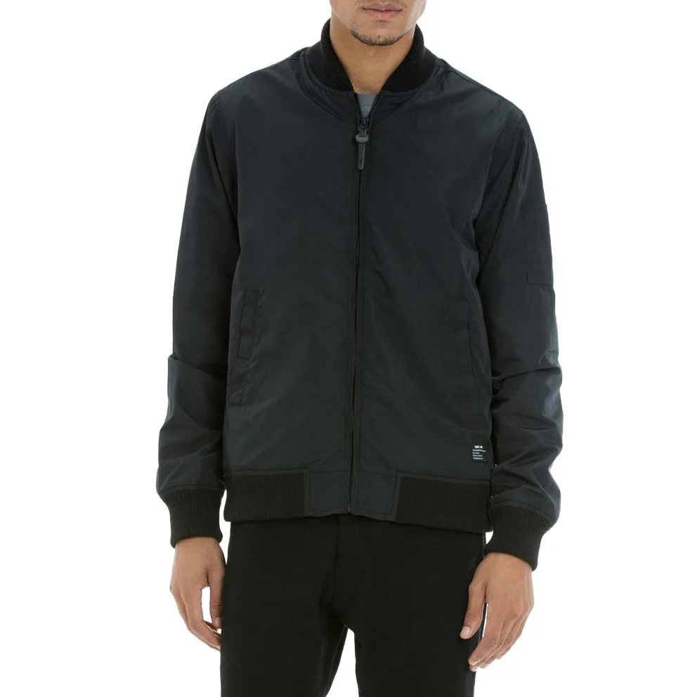 OBEY EIGHTBALL BOMBER JACKET // BLACK