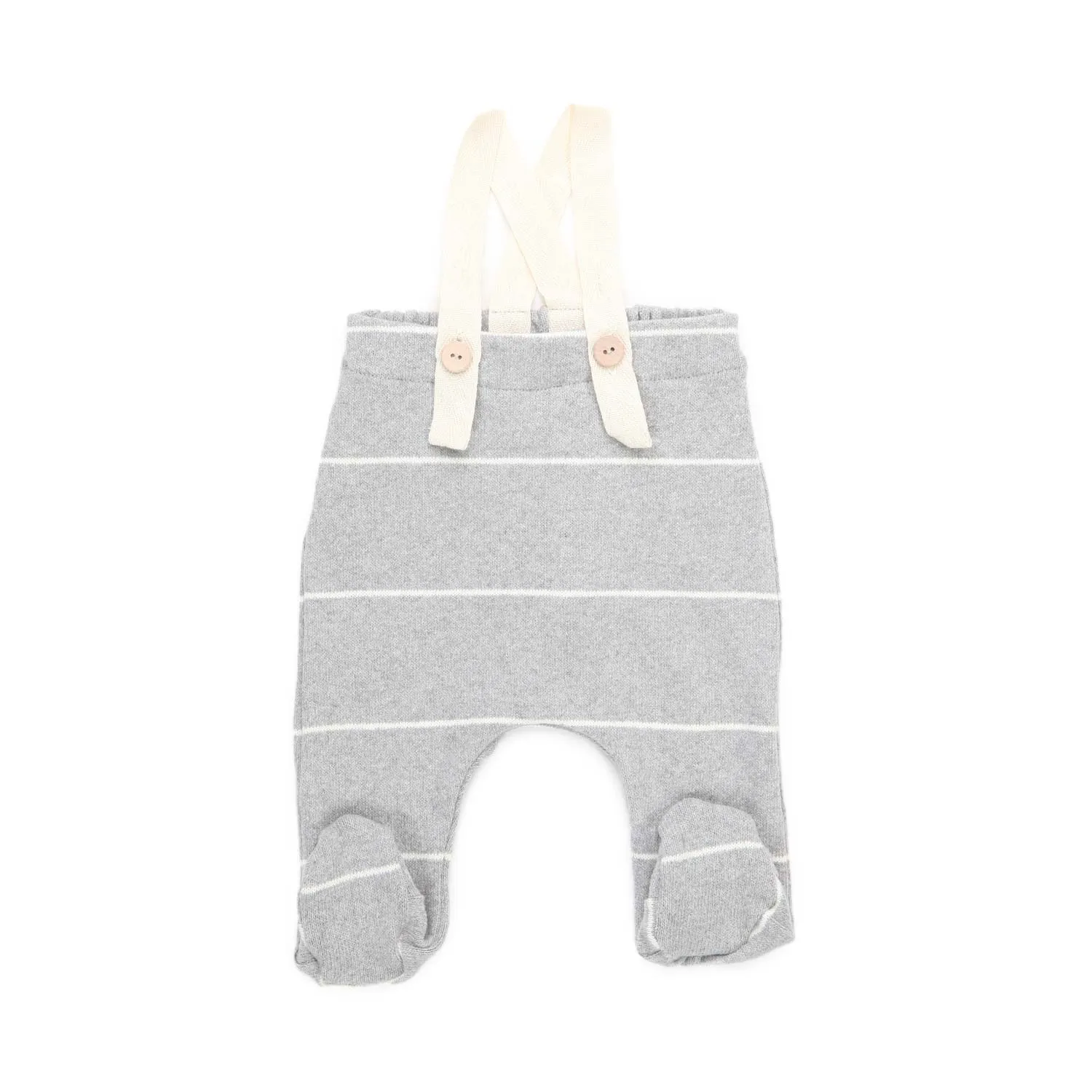 One More In The Family Baby Unisex Light Gray Edmond Pants