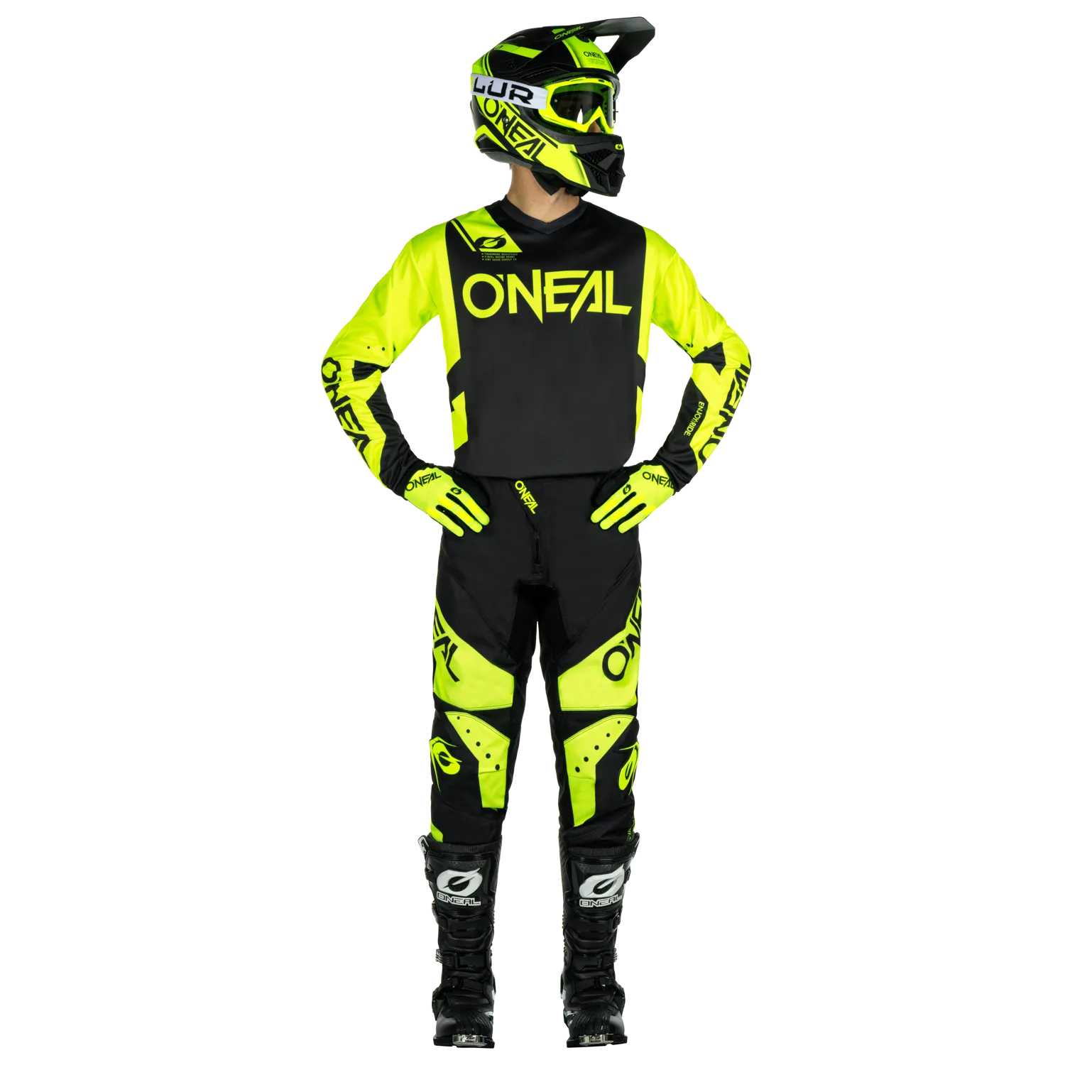 O'NEAL Element Racewear V.24 Pants Black/Neon