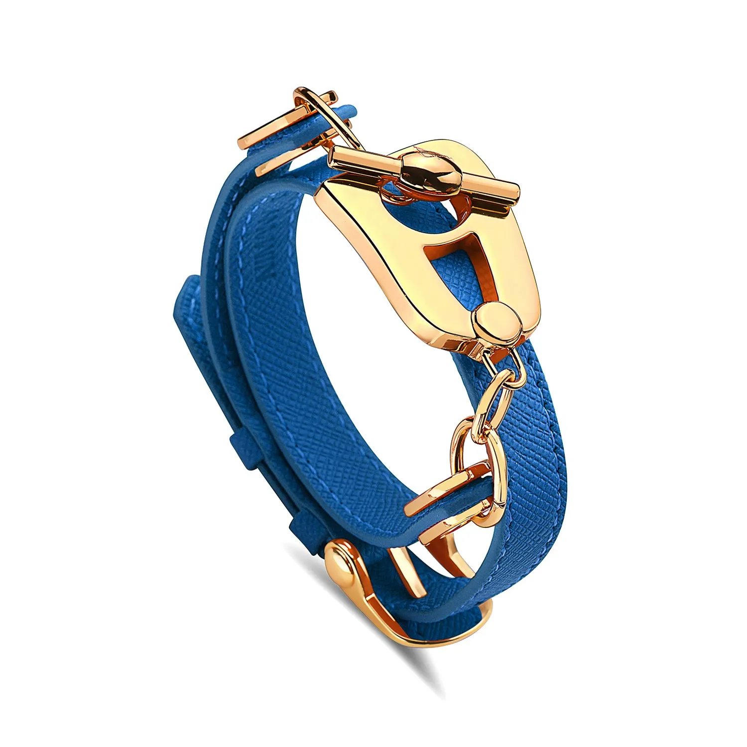 Paris Bracelet - Gold/Light Blue