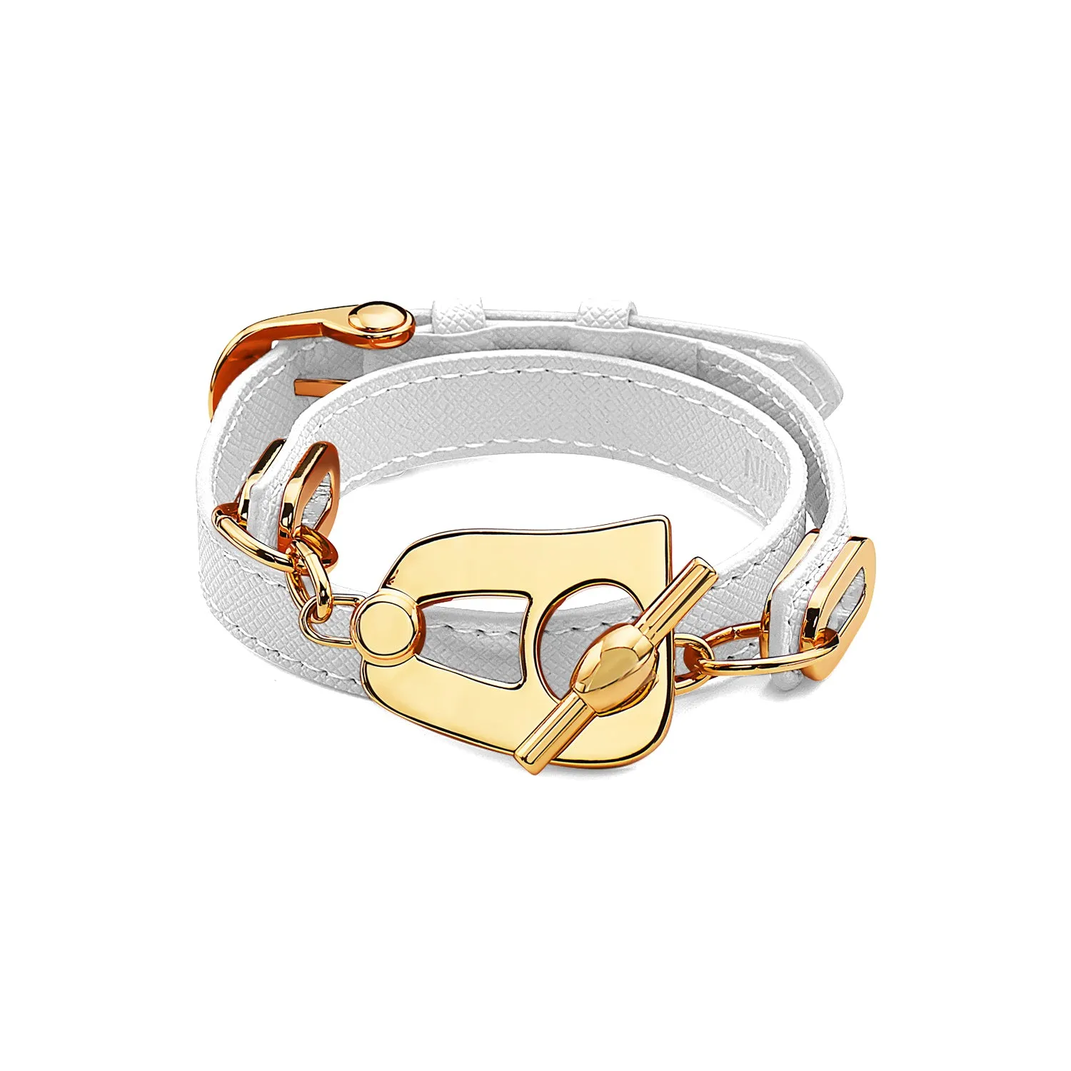 Paris Bracelet - Gold/White