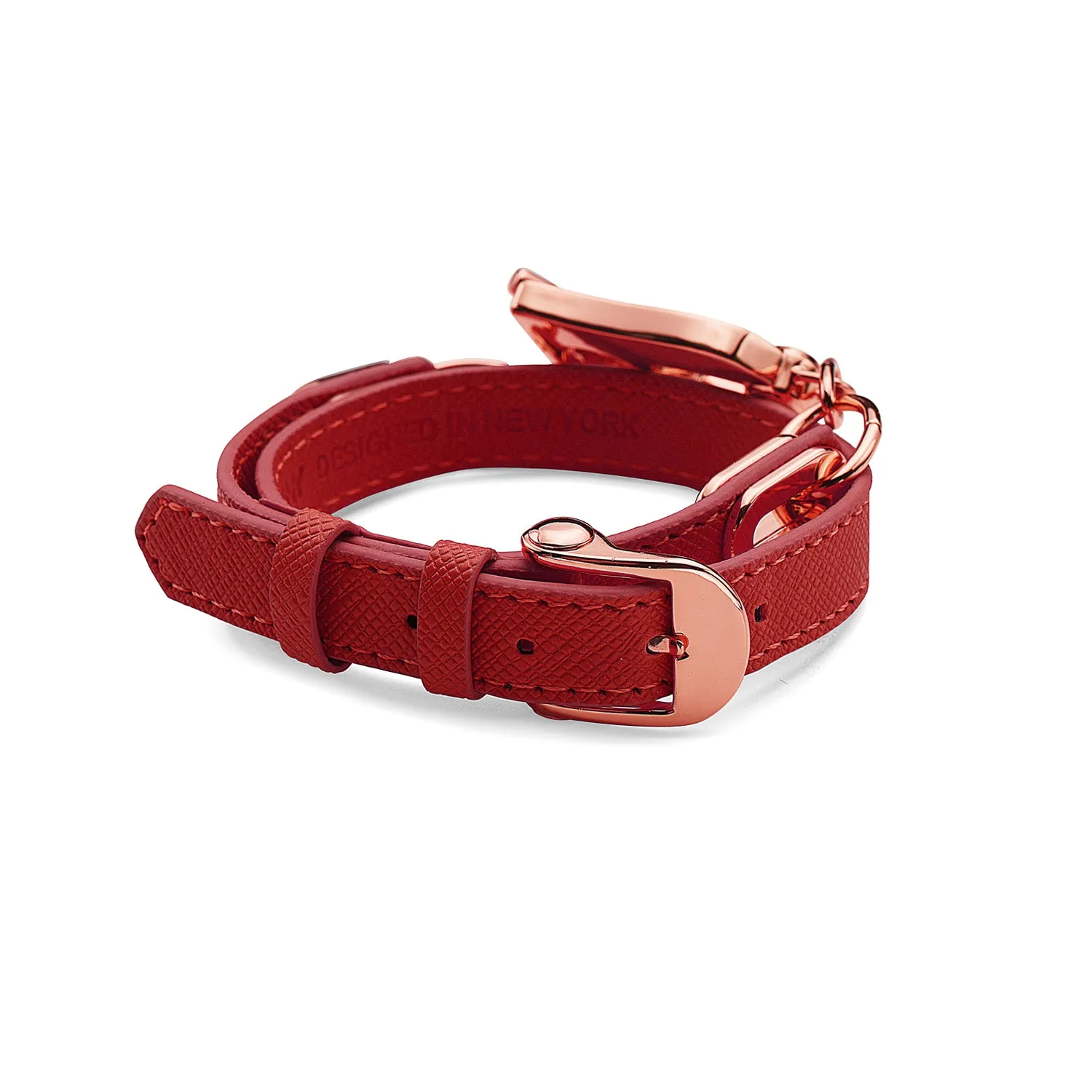 Paris Bracelet - Rose Gold/Red