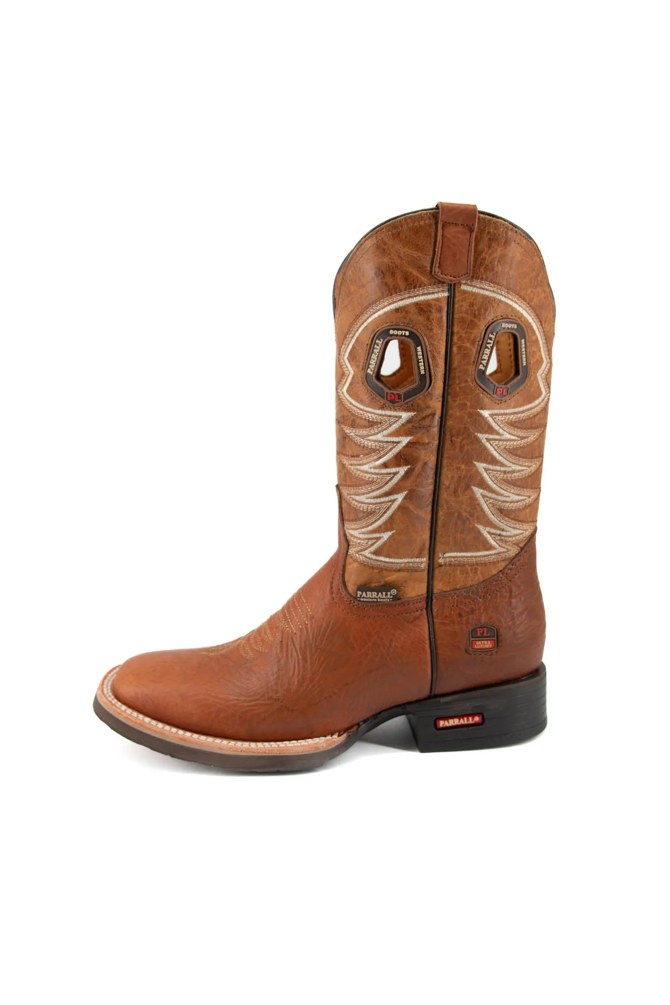 Parrall 630 Shoulder Original Miel Square Toe Cowboy Boot FINAL SALE