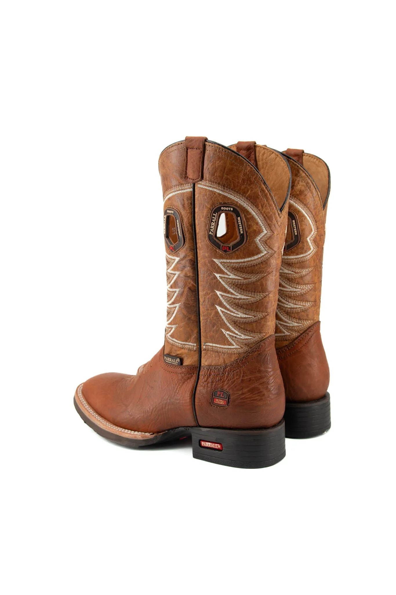 Parrall 630 Shoulder Original Miel Square Toe Cowboy Boot FINAL SALE