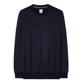 Paul Smith - 'Artist Stripe' Wool Sweatshirt in Navy