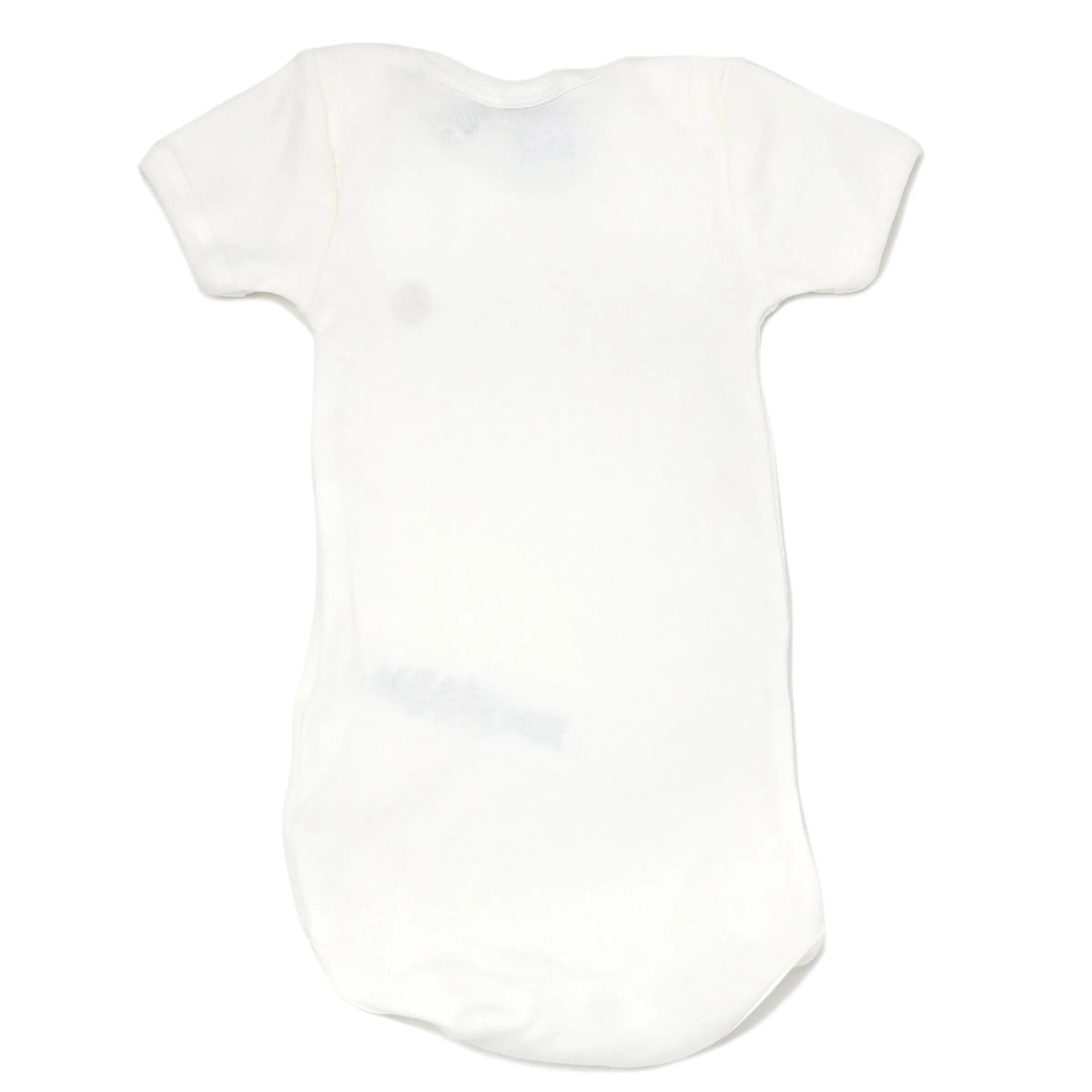 Petit Bateau Short Sleeve Bodysuit - White