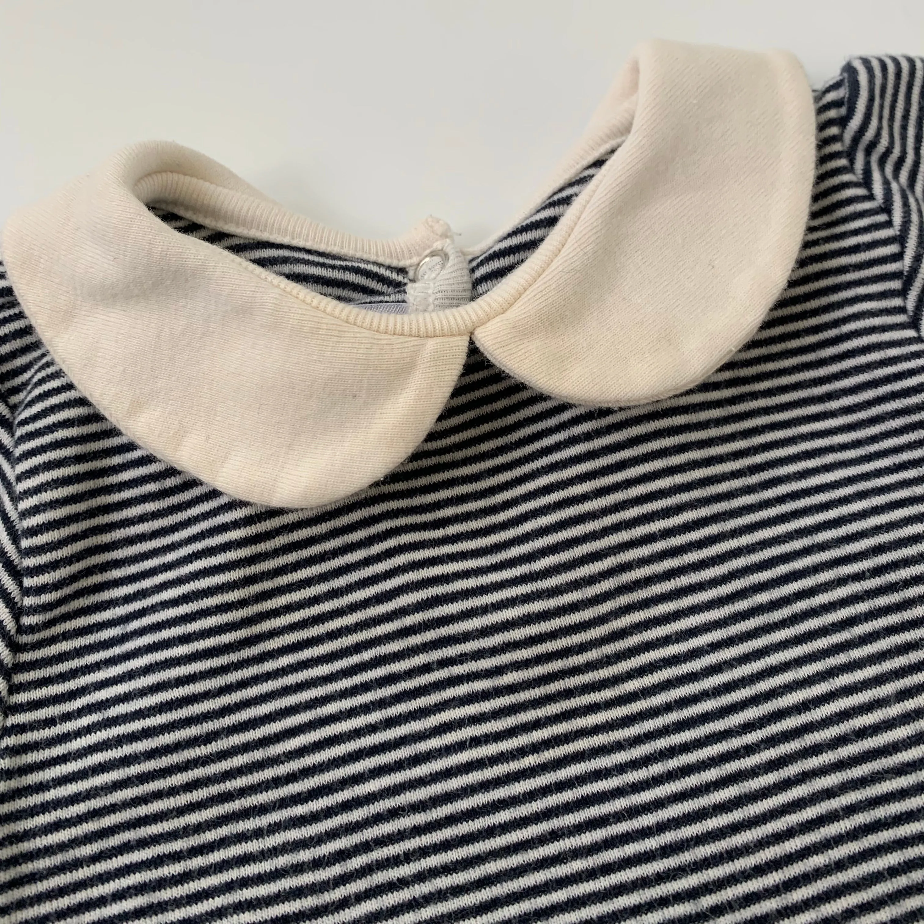 Petit Bateau Stripe Bodysuit: 6 Months