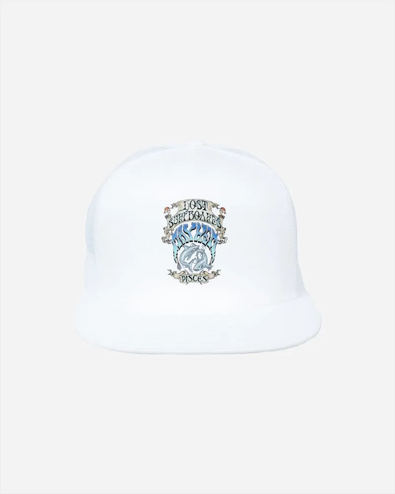 Pisces Hat White