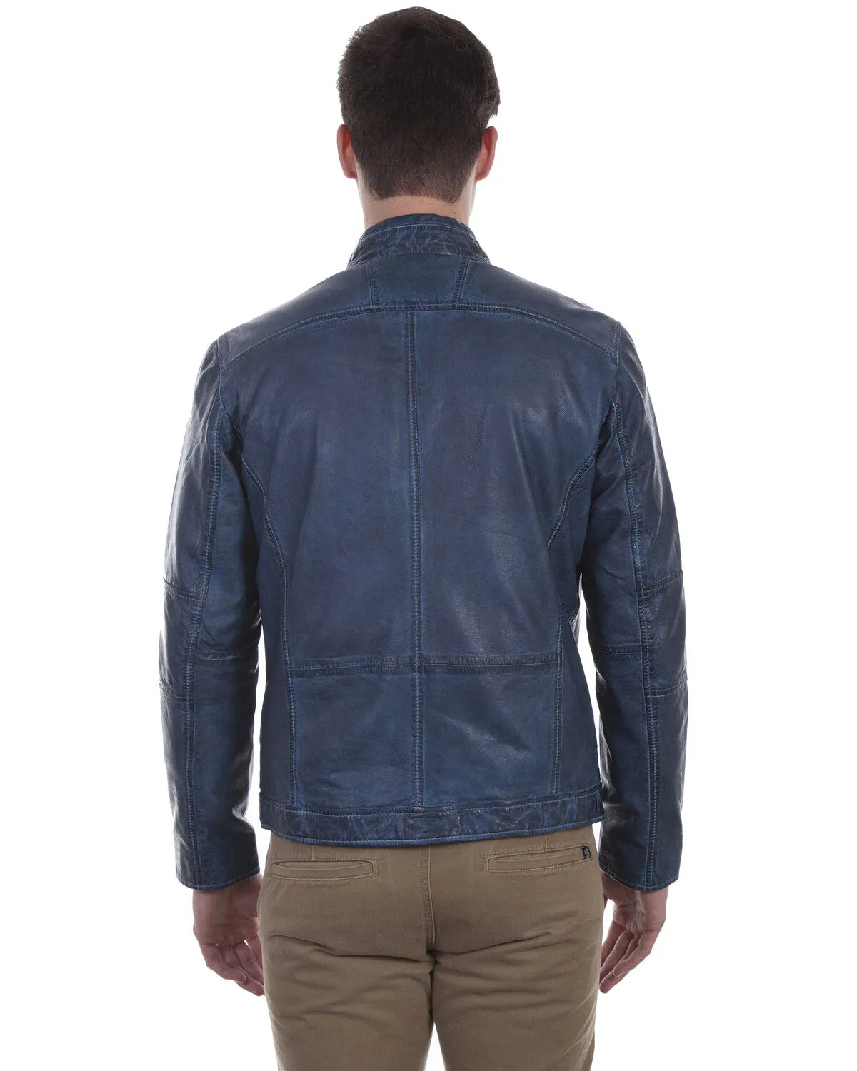 Product Name:  Scully Men's Denim Leather Jacket